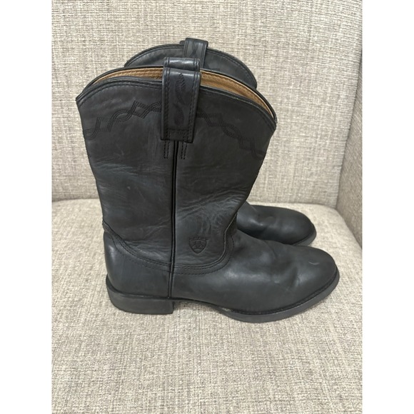 Women's Ariat Heritage Roper Western Boots Black Size 9B - Picture 3 of 8